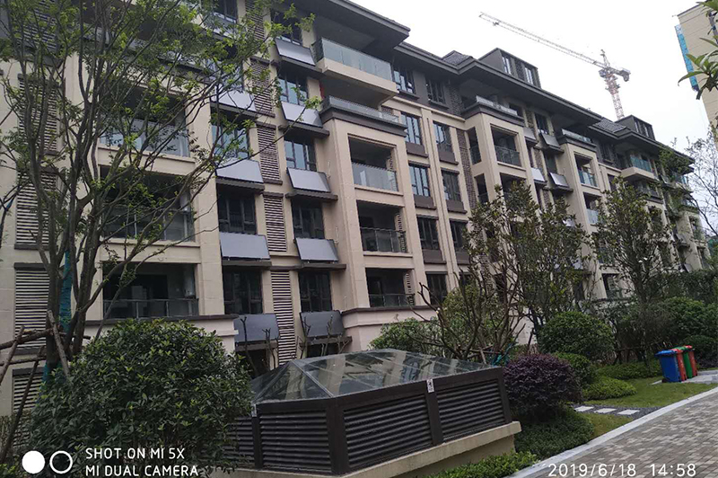 華潤置地（湖南）桃源里一期太陽能熱水項目